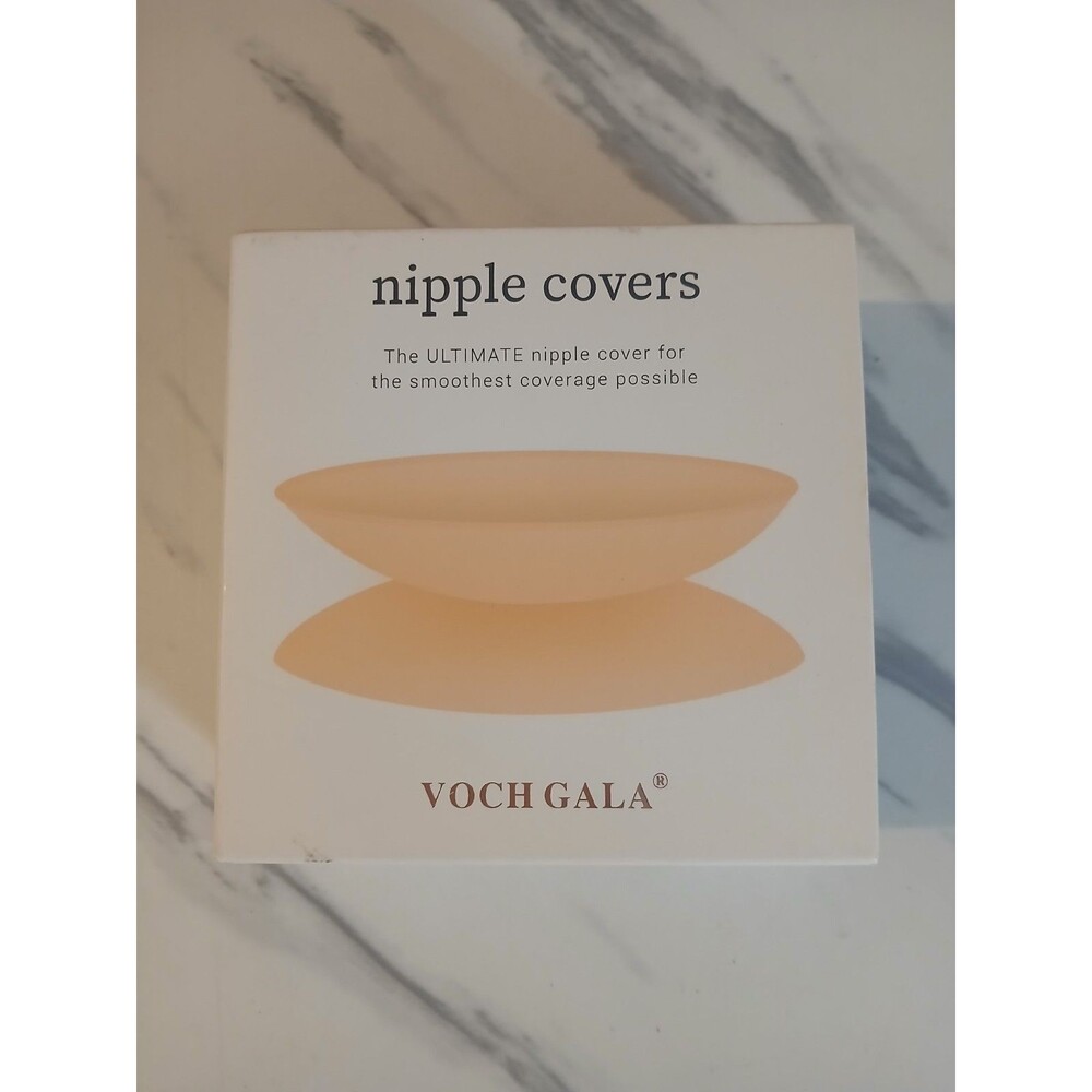 VOCH GALA Nipple Covers No Show 1 Pair A-C 1 Pair D Nude Reusable